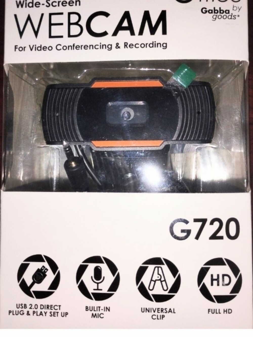 G720 Wide-Screen Webcam